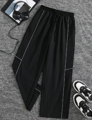 Pantaloni Shein Kids, negru