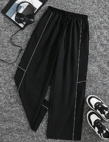 Pantaloni Shein Kids, negru