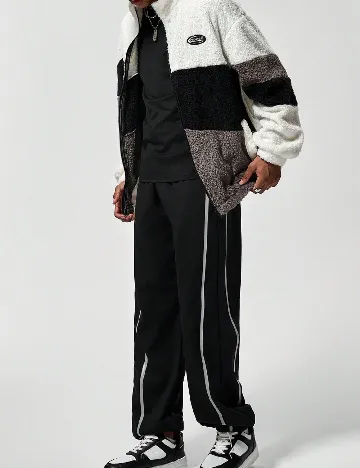 Pantaloni Shein Kids, negru