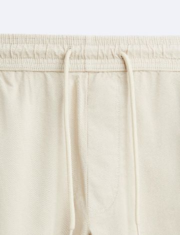 Pantaloni Zara, crem