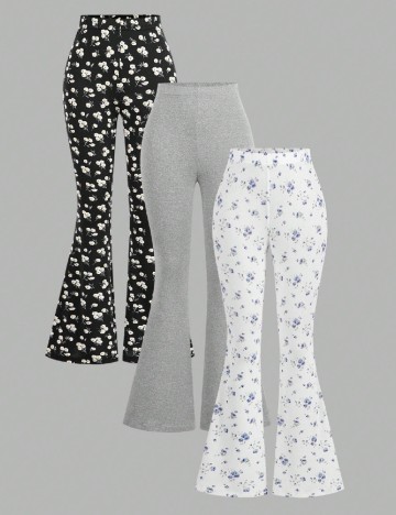 Set pantaloni 3 perechi SHEIN, mix culori