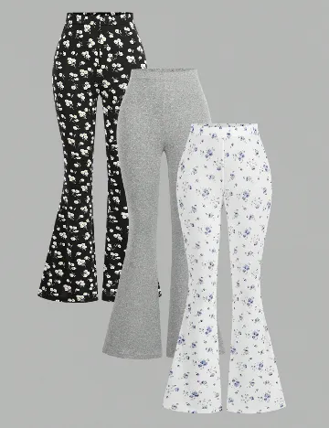 Set pantaloni 3 perechi SHEIN, mix culori