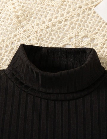 Compleu Shein Kids, negru/alb