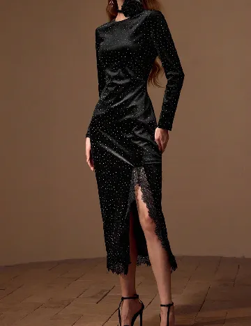 Rochie medie MOTF, negru