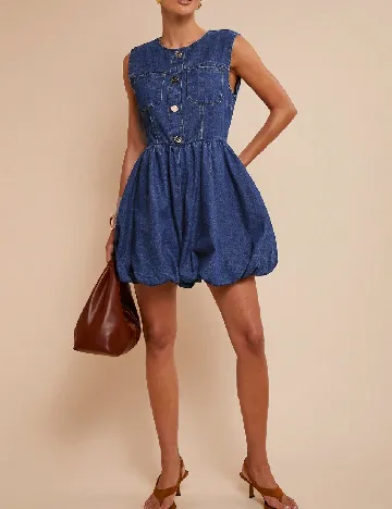 Salopeta SHEIN, bleumarin