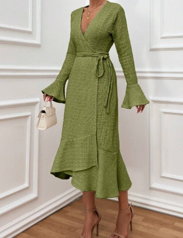 Rochie medie SHEIN, verde