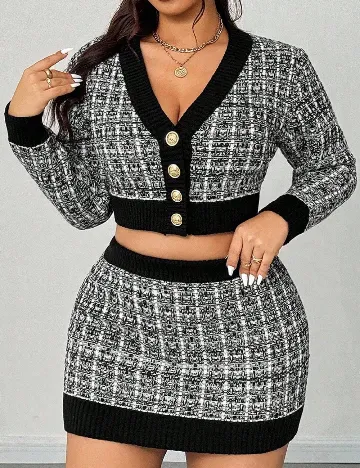 Compleu SHEIN CURVE, negru