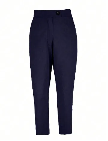 Pantaloni SHEIN CURVE, bleumarin