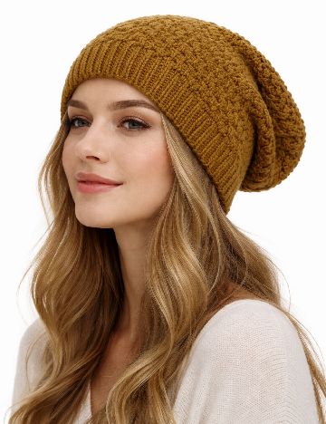 Caciula Pull&Bear, kaki