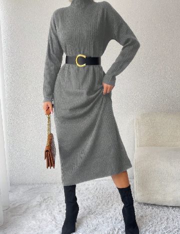 Rochie medie SHEIN, gri
