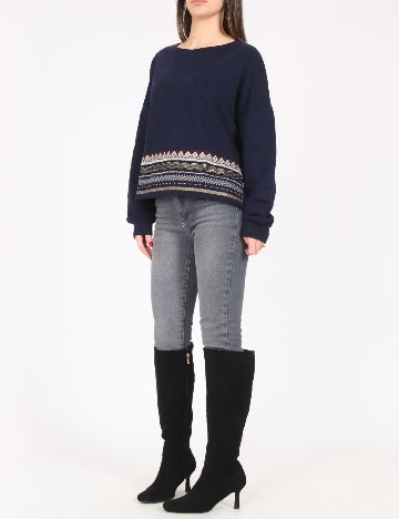 Bluza Bershka, bleumarin