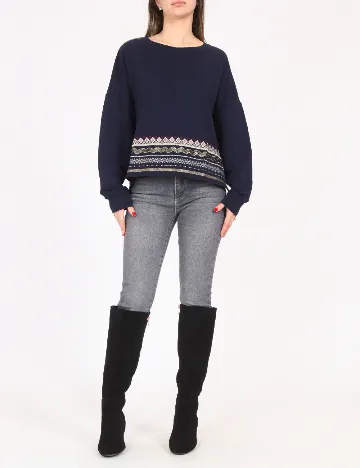 Bluza Bershka, bleumarin