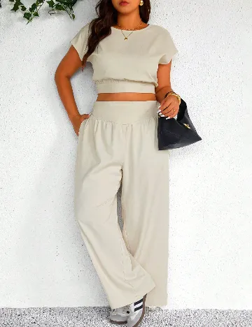 Compleu SHEIN CURVE, crem