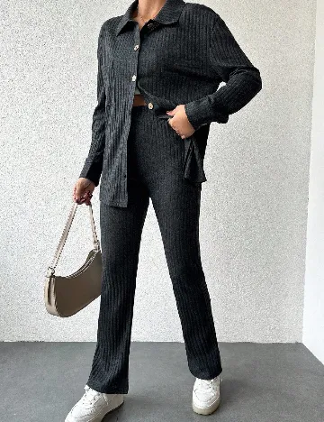 Compleu SHEIN, gri inchis