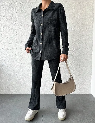 Compleu SHEIN, gri inchis