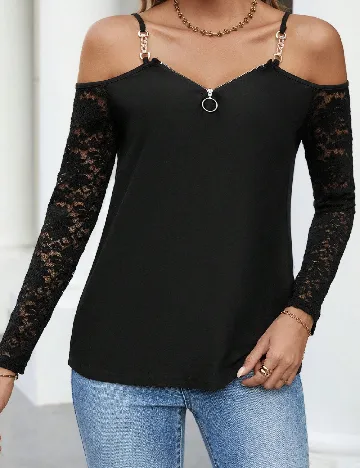 Bluza SHEIN, negru