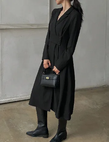 Rochie medie Dazy, negru