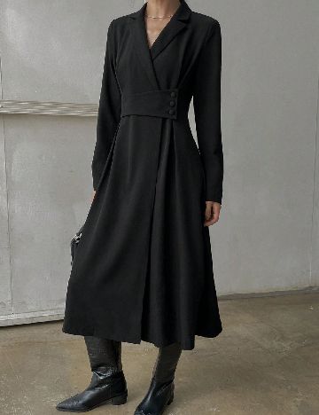 Rochie medie Dazy, negru