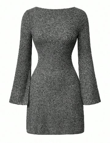 Rochie scurta SHEIN, gri