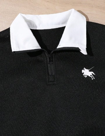 Bluza Shein Kids, negru