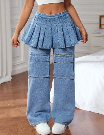 Blugi SHEIN, albastru