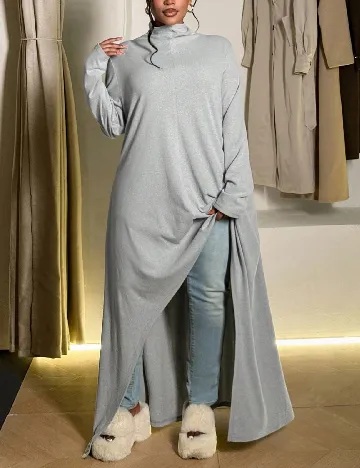 Rochie medie SHEIN CURVE, gri