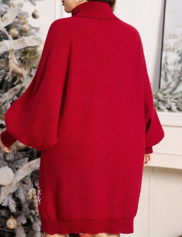 Rochie scurta SHEIN CURVE, rosu