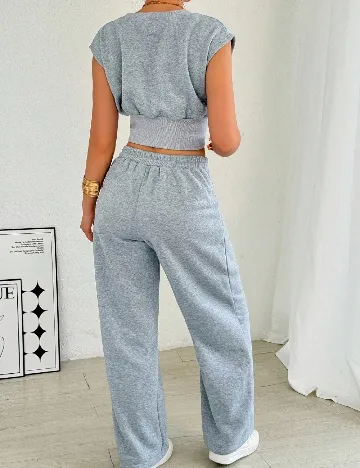 Pantaloni SHEIN CURVE, gri