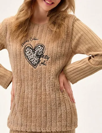 Pijama SHEIN, maro deschis