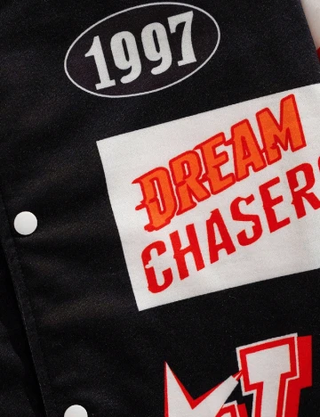 Jacheta Shein Kids, negru