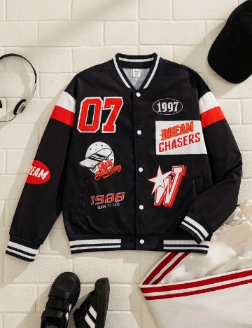 Jacheta Shein Kids, negru