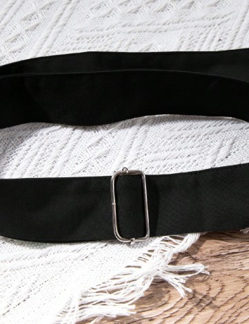 Salopeta Shein Kids, negru