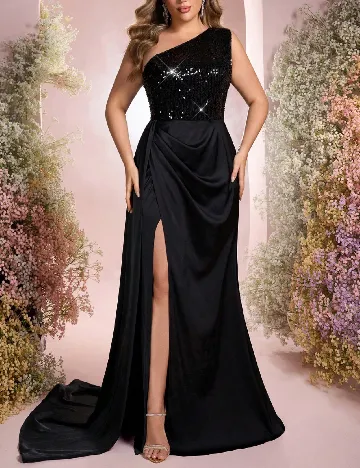 Rochie lunga SHEIN CURVE, negru