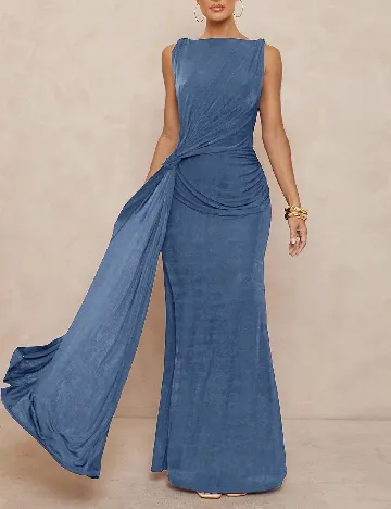 Rochie lunga SHEIN, albastru