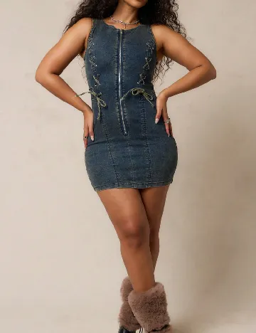 Rochie scurta SUMWON, albastru