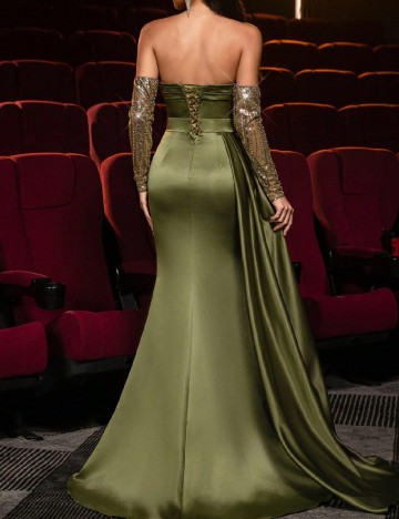 Rochie lunga SHEIN, verde