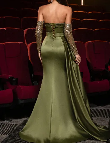 Rochie lunga SHEIN, verde