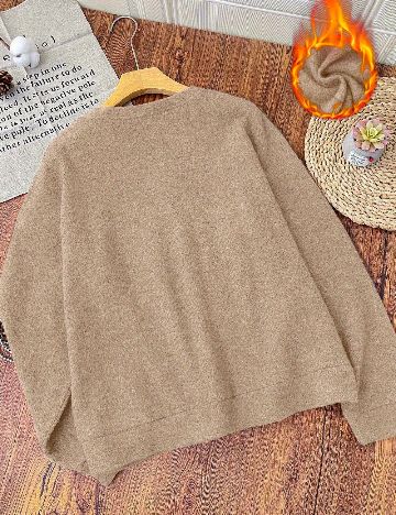 Bluza SHEIN CURVE, maro