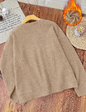 Bluza SHEIN CURVE, maro