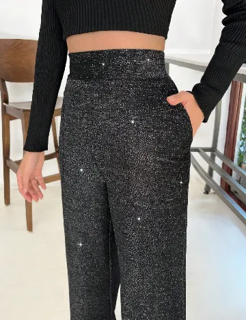 Pantaloni SHEIN, negru