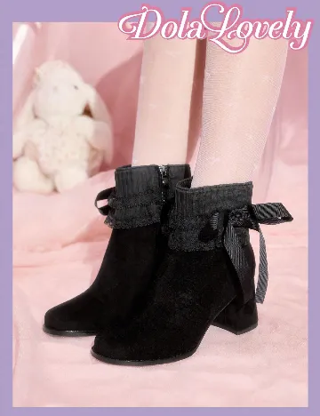 Botine DolaLovely, negru