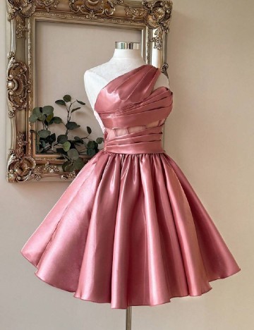 Rochie scurta SHEIN, roz