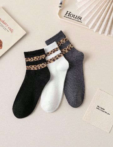 Set sosete 3 perechi SHEIN, mix culori