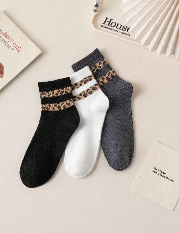 Set sosete 3 perechi SHEIN, mix culori