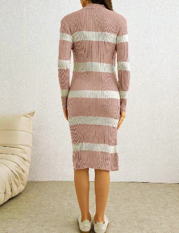 Rochie medie SHEIN, roz pudra