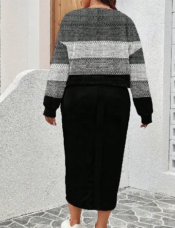 Compleu Emery Rose Curve, negru/gri