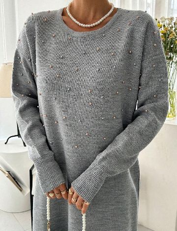 Rochie medie SHEIN, gri