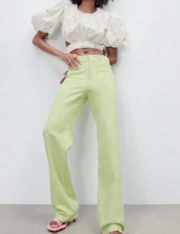 Pantaloni Zara, verde