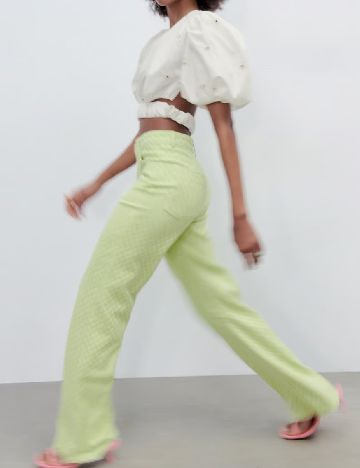 Pantaloni Zara, verde