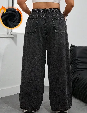 Blugi SHEIN CURVE, negru